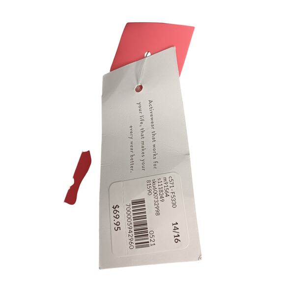 New LIVI Active Black Full Zip Jacket Plus 14/16 NWT Wicking Quick Dry Pockets - Picture 15 of 15